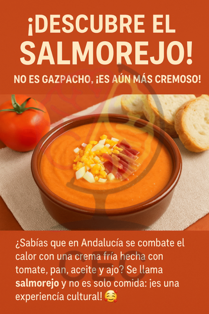 😋 Sabores del español. 🥄 Salmorejo