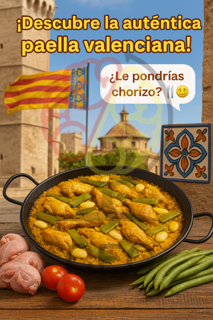 😋 Sabores del español. 🍴Paella
